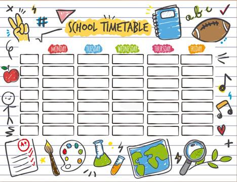 🌻快开学了，各种课程表替孩子保存好！✅可编辑课程表✅30款精美课程表✅幼儿园课程表模板✅图片版课程表✅课程表模板✅可爱课程表✅课程表Word模板链接：